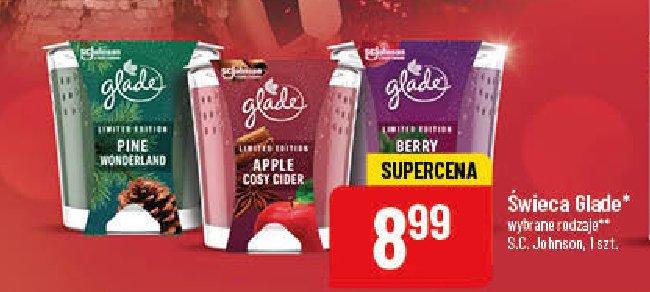 Świeca berry winter kiss Glade by brise promocja
