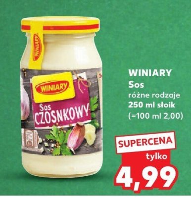Sos, różne rodzaje promocja w Kaufland