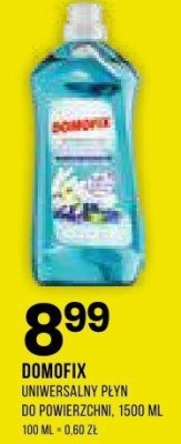 Uniwersalny płyn do powierzchni DOMOFIX promocja w Drogerie Natura
