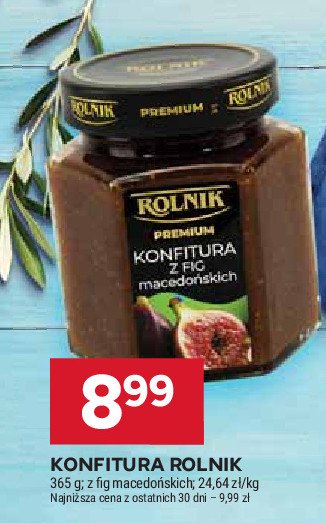 Konfitura z fig macedońskich Rolnik promocja w Stokrotka