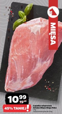 Łopatka wieprzowa Sztuka Mięsa Mega Paka promocja w Netto