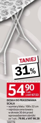 Deska do prasowania SCALA Leifheit promocja w Selgros