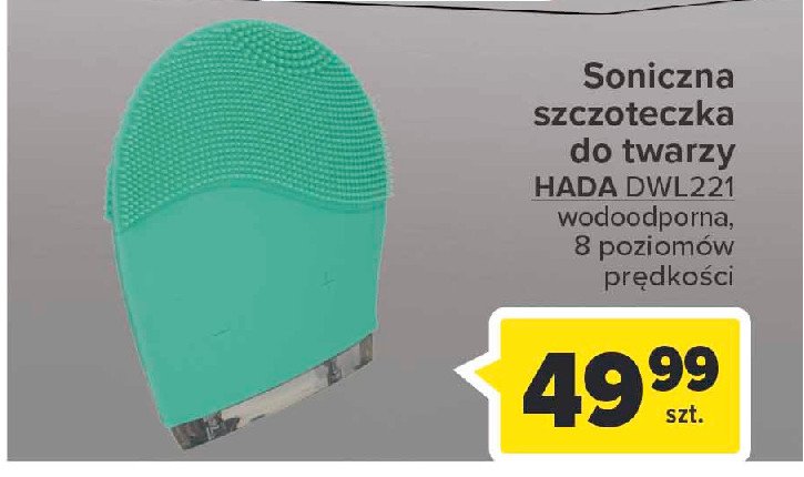 Szczoteczka do mycia i masa偶u twarzy silikonowa HADA IKOHS promocja