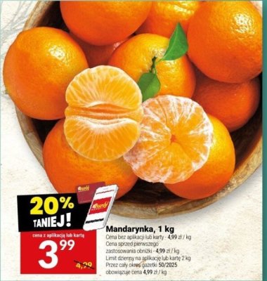 Mandarynka, 1 kg promocja w Twój Market