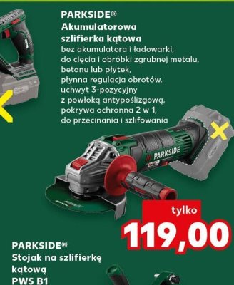 Szlifierka kątowa akumulatorowa promocja w Kaufland