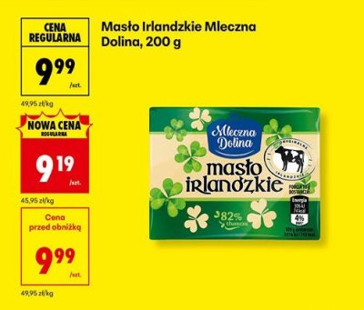 Masło Irlandzkie, 200 g promocja w Biedronka