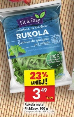 Rukola myta Fit&Easy promocja w Twój Market