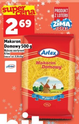 Makaron Domowy 500 g Artex promocja w TOPAZ