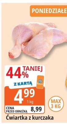 Ćwiartka z kurczaka xxl Rzeźnik codzienna dostawa promocja w Leclerc
