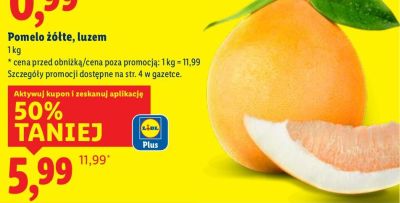 Pomelo żółte, luzem promocja w Lidl