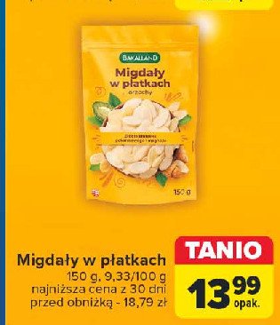 Migdały w płatkach Bakalland promocja