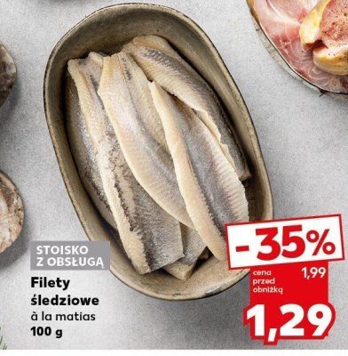 Filety śledziowe à la matias 100 g promocja w Kaufland