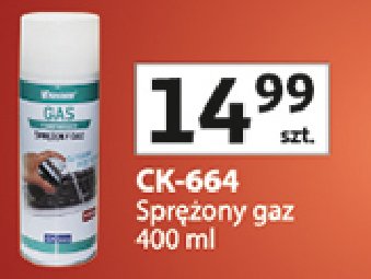 Spray do usuwania kurzu sprężone powietrze ck-664 Vakoss promocja