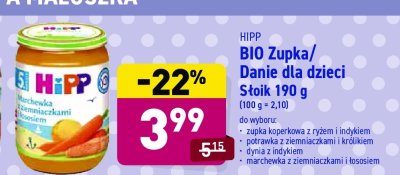 Marchewka z ziemniaczkami i łososiem Hipp promocja