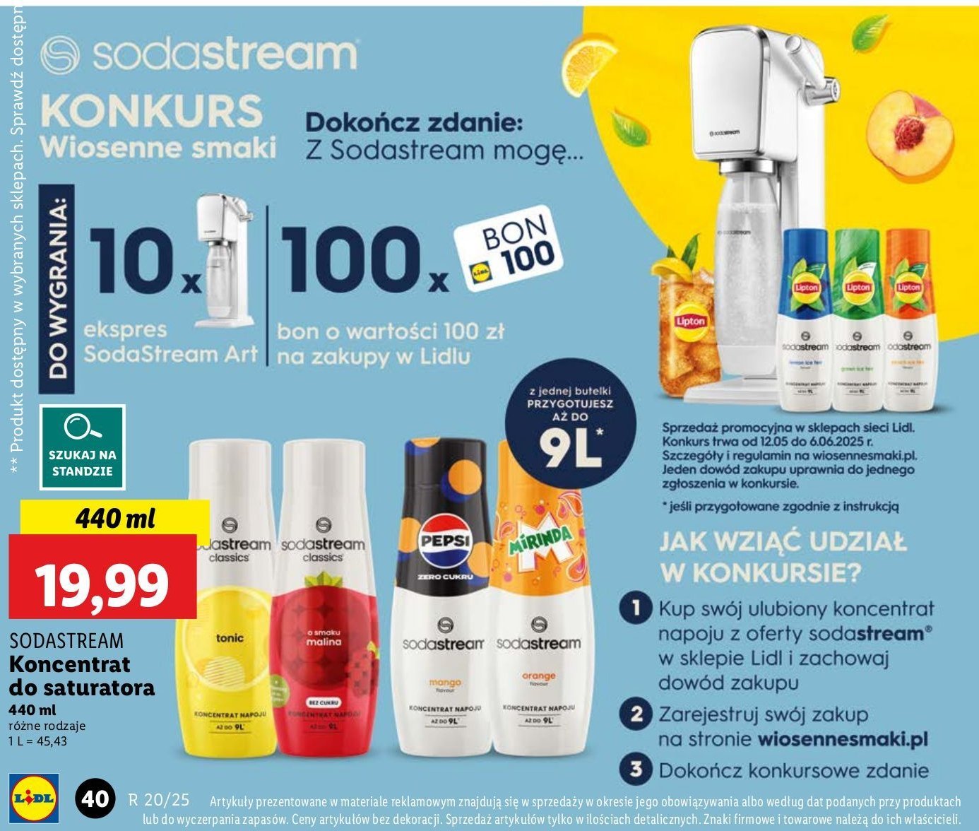 Syrop red berries Sodastream promocja w Lidl