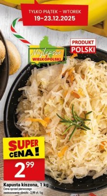 Kapusta kiszona, 1 kg promocja w Twój Market