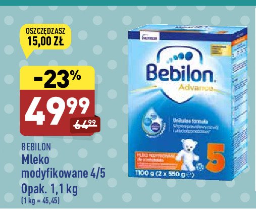 Mleko 5 Bebilon promocja