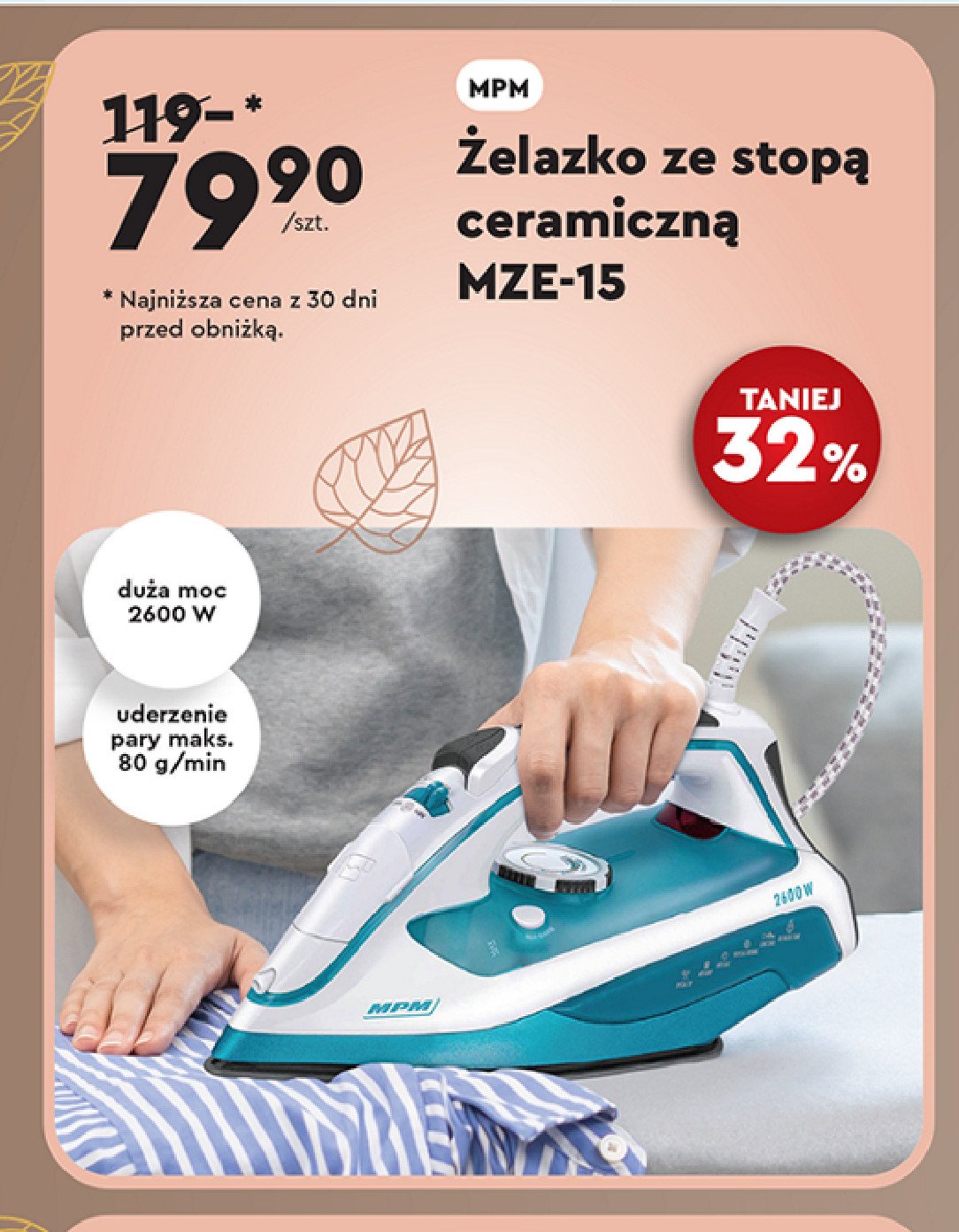 Żelazko mze-15 Mpm product promocja