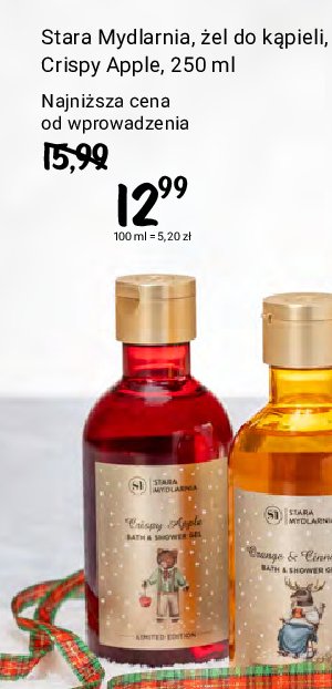 Żel do kąpieli crispy apple Stara mydlarnia promocja