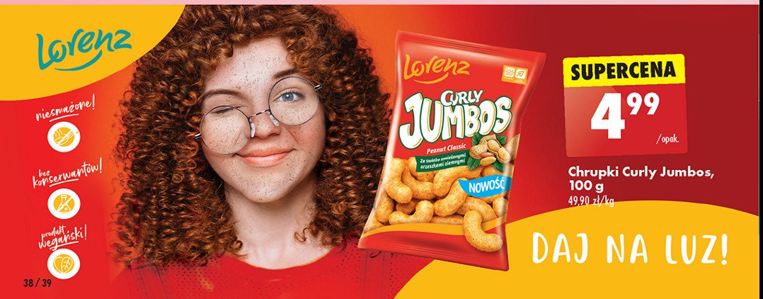 Chrupki Lorenz curly jumbos promocja