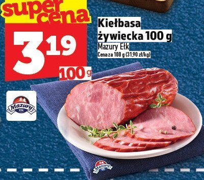 Kiełbasa żywiecka ekstra Balcerzak promocja w TOPAZ