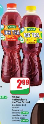 Napój herbaciany Ice Tea Grand cytryna promocja w Dino