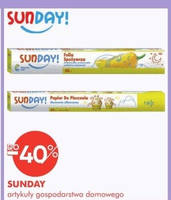 Artykuły gospodarstwa domowego SUNDAY promocja w Super-Pharm