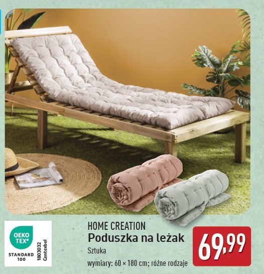 Poduszka na le偶ak 60 x 180 cm Home creation promocja