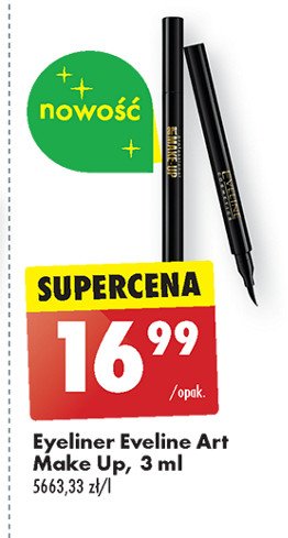 Eyeliner Eveline art scenic promocja