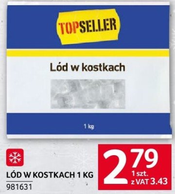 Lód w kostkach 1 KG promocja w Selgros