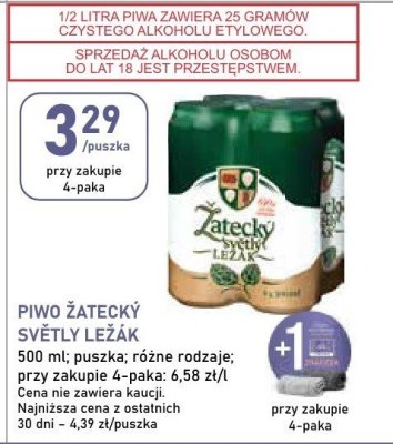 Piwo Żatecký Svetlý Ležák promocja w Stokrotka