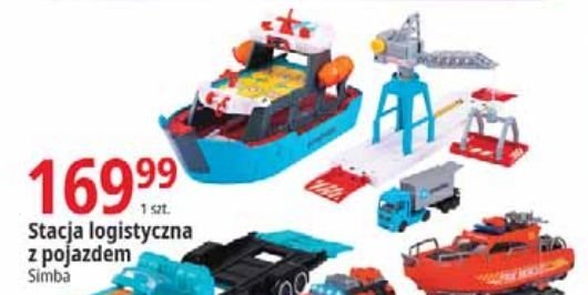 Stacja logistyczna z pojazdem Simba promocja
