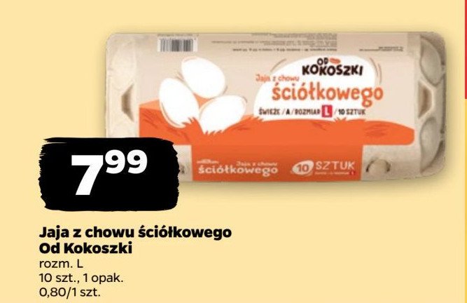 Jaja ściółkowe kl. l Od kokoszki promocja