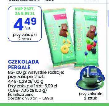 Czekola z ananasem Pergale promocja