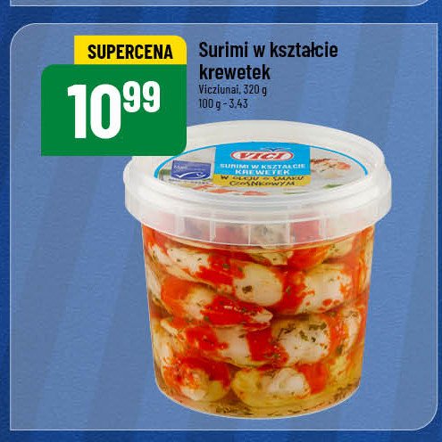 Surimi w oleju o smaku czosnkowym Vici promocja