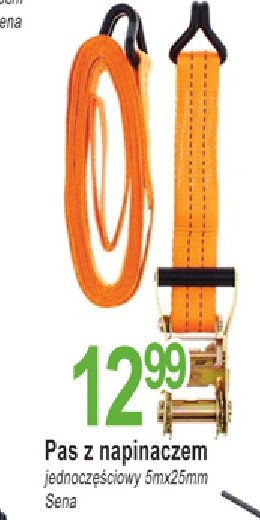 Pasy z napinaczem 5mx25mm jednoczęściowe Sena promocja
