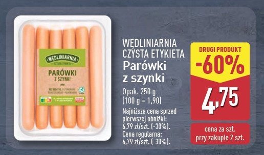 Parówki z szynki promocja w Biedronka