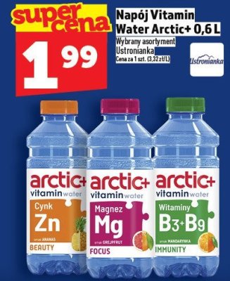 Woda Vitamin Water Arctic+ 0,6 L promocja w TOPAZ