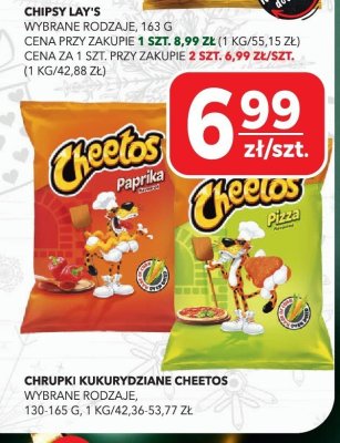 Chipsy Lay's wybrane rodzaje promocja w Top Market