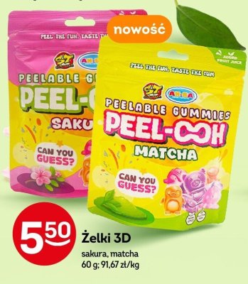 Żelki 3D sakura promocja w Żabka
