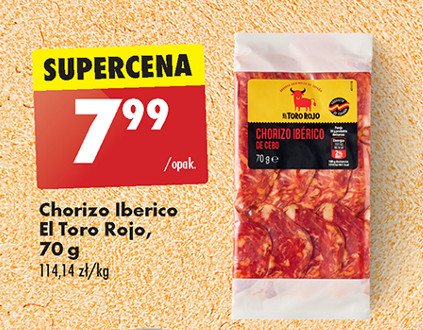 Chorizo iberico El toro rojo promocja