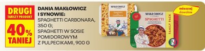 Makaron Spaghetti Carbonara Makłowicz, 350 g promocja w Biedronka