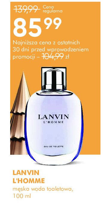 Woda toaletowa Lanvin l'homme promocja