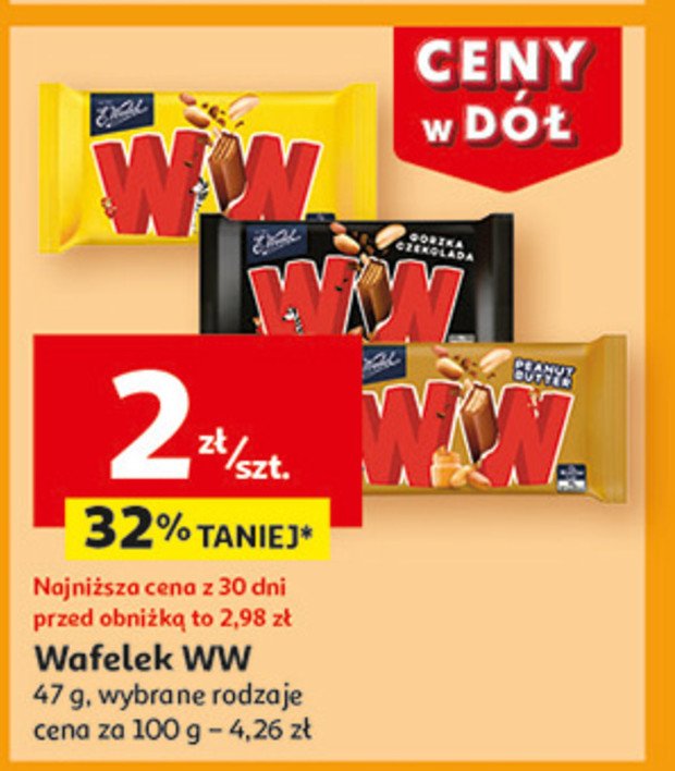 Baton peanut butter E. wedel ww promocja