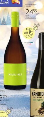Wino białe MUCHO MÁS 750 ML promocja w Selgros