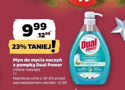 Płyn do mycia naczyń z pompką Dual Power promocja w Netto