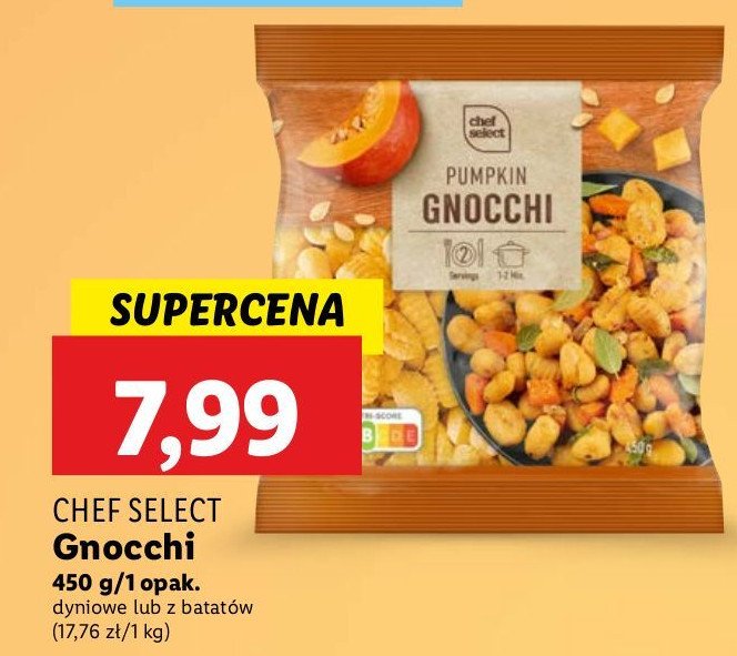 Gnocci z batatów Chef select promocja