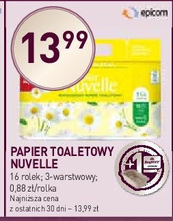 Papier toaletowy rumiankowy Nuvelle plus promocja w Stokrotka