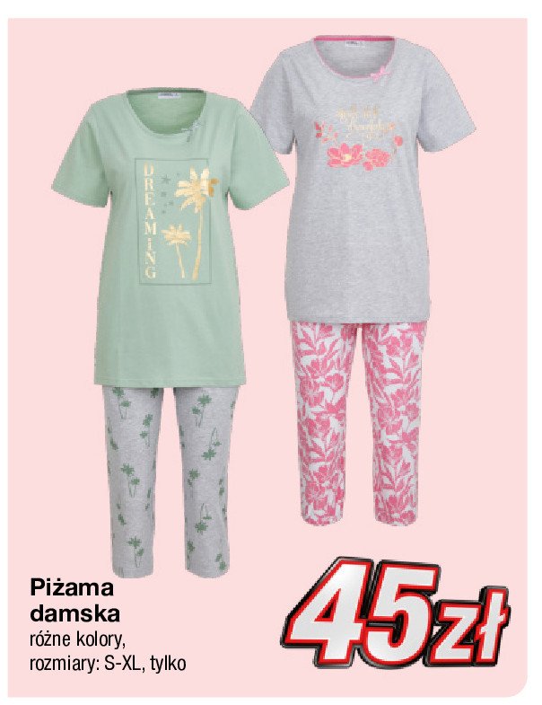 Piżama damska s-xl promocja