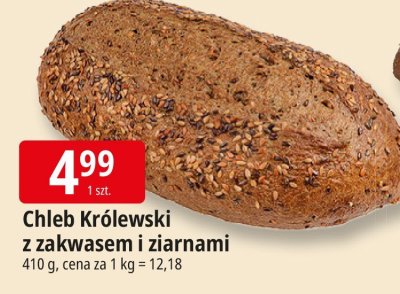 Chleb królewski z zakwasem i ziarnami promocja w Leclerc